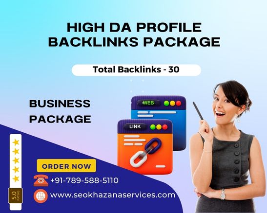 Business - High DA Backlinks Package, SEO Khazana Services